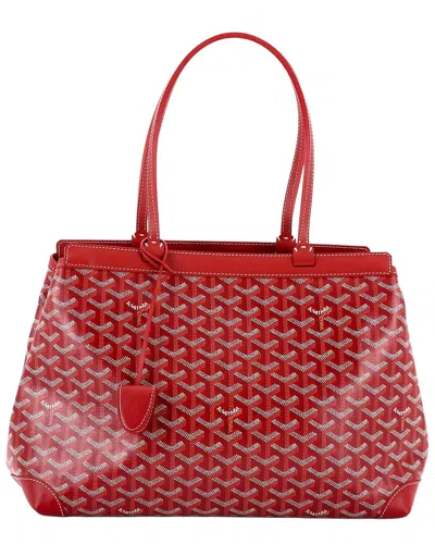 Goyard Bellechasse Bag Coated Canvas Pm (authentic Pre-loved)