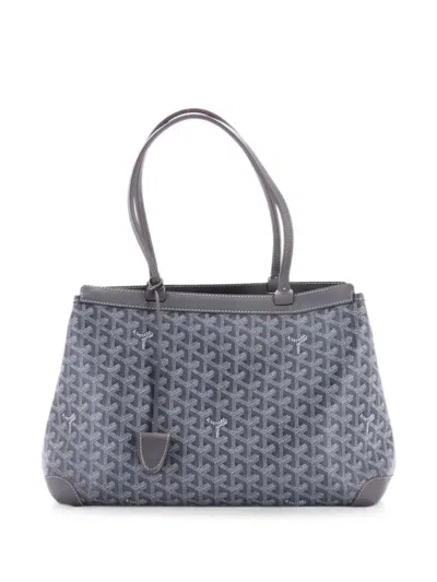 Pre-owned Goyard Bellechasse Bag Coated Canvas Pm Tote Bag In Gray