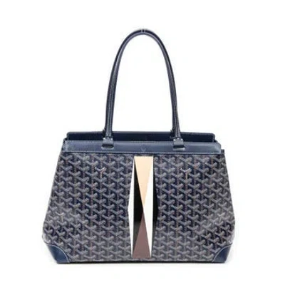 Pre-owned Goyard Bellechasse Biaude In Blue