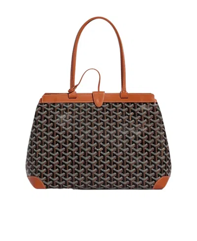 Pre-owned Goyard Bellechasse Biaude Tote Bag In Black
