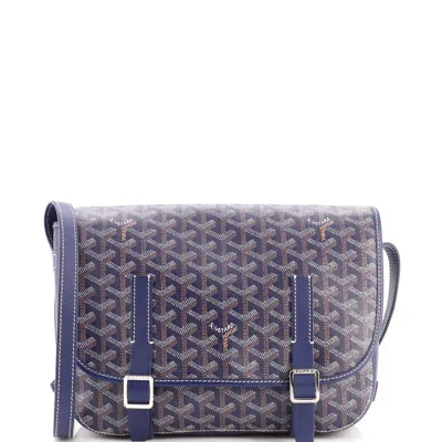 Goyard Belvedere Messenger Bag Coated Canvas Mm In Orange