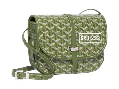 Pre-owned Goyard Belvedere Pm Bag In Khaki In Brown