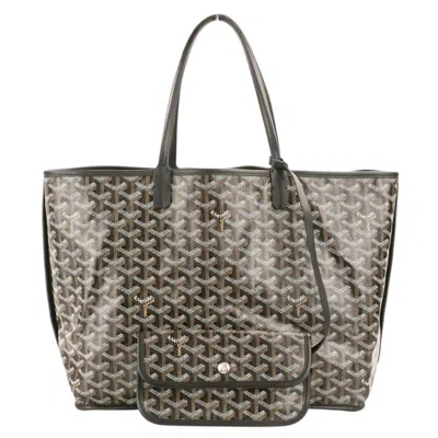 Pre-owned Goyard Black Brown Handbag Pouch Tote Bag () In Multi