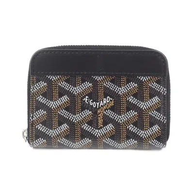 Pre-owned Goyard Black Coated Canvas Coin Purse/coin Case ()