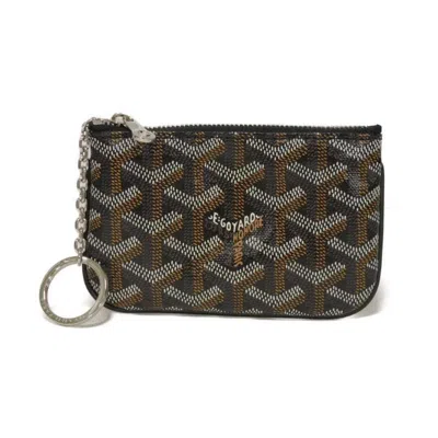 Pre-owned Goyard Black Coated Canvas Coin Purse/coin Case ()