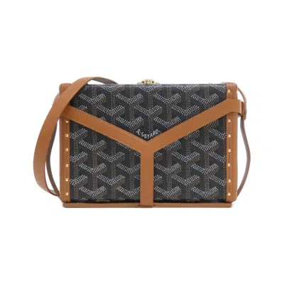Pre-owned Goyard Black Coated Canvas Shoulder Bag ()