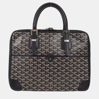 Pre-owned Goyard Black Diplomat Briefcase Handbag
