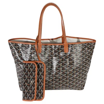 Pre-owned Goyard Black Gold Ine Canvas Saint Louis Pm