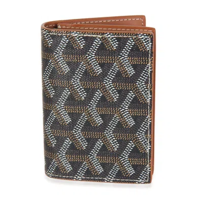 Pre-owned Goyard Black Ine Canvas Business Card Holder