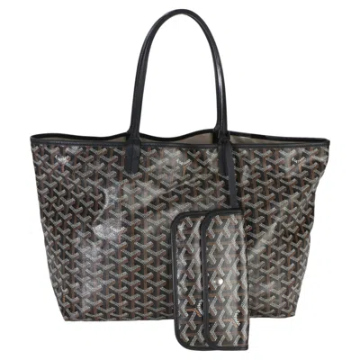Pre-owned Goyard Black Ine Canvas Saint Louis Pm