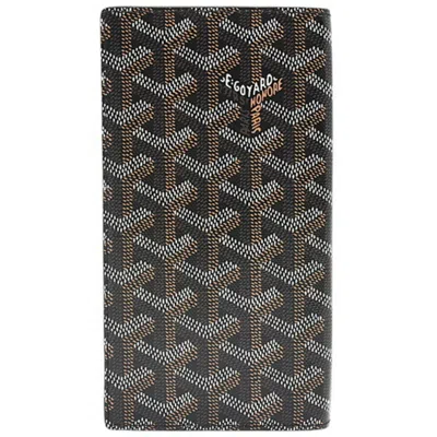 Pre-owned Goyard Black Leather Long Wallet (bi-fold) ()