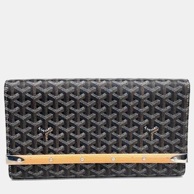 Pre-owned Goyard Black Monte Carlo Clutch