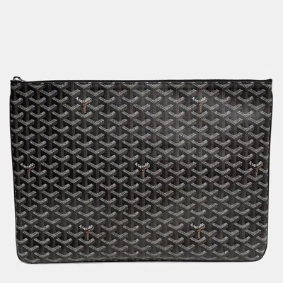 Pre-owned Goyard Black Pvc Senna Gm