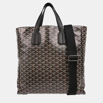 Pre-owned Goyard Black Sac Voltaire 2way Tote Handbag