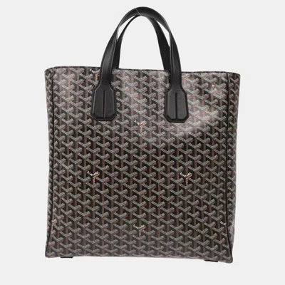 Pre-owned Goyard Black Sac Voltaire Tote Handbag