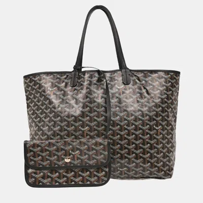Pre-owned Goyard Black St. Louis Pm Tote Handbag