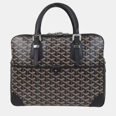 Pre-owned Goyard Black Stainless Steel Pm Briefcase Handbag