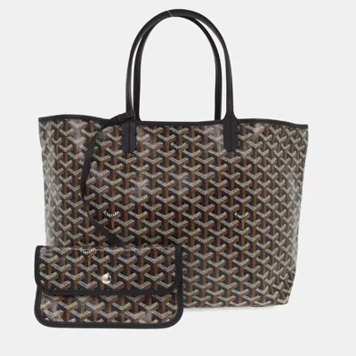 Pre-owned Goyard Black/multicolor Saint Louis Pm Tote Bag