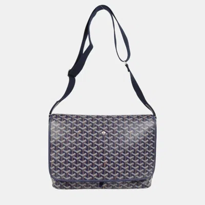 Pre-owned Goyard Blue Capetien Mm Bag