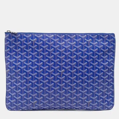 Pre-owned Goyard Blue Pvc Sennamgm
