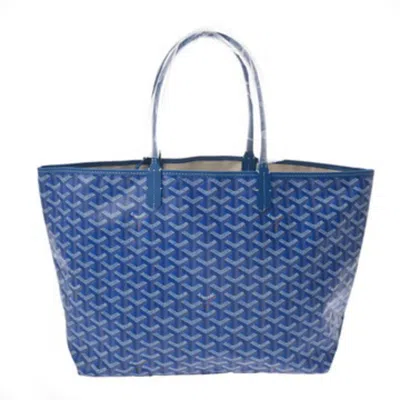 Pre-owned Goyard Blue Pvc Tote Bag ()