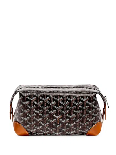 Pre-owned Goyard Boeing 25 Ine Toiletry Bag In Black