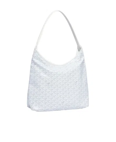 Pre-owned Goyard Boh È Me Stray Bag In White