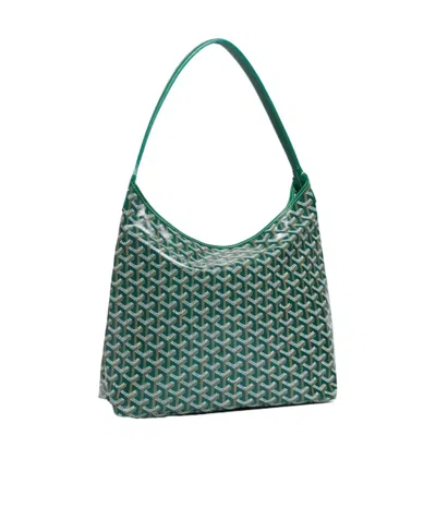 Pre-owned Goyard Boh È Me Hobo Handbag In Green