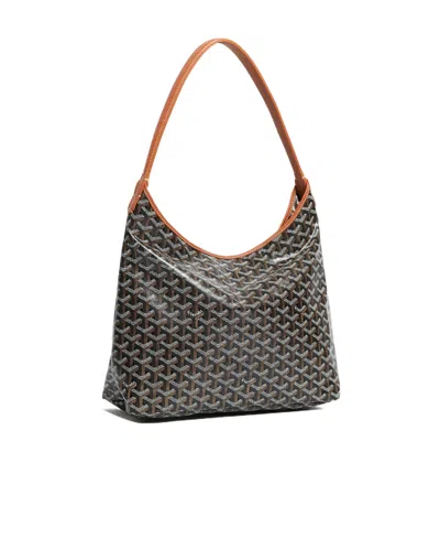 Pre-owned Goyard Boh È Me Stray Handbag In Brown
