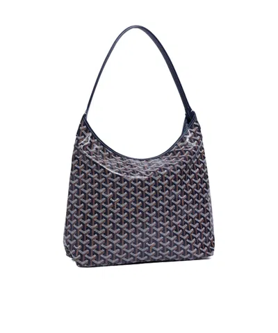 Pre-owned Goyard Bohem Hobo Shoulder Bag In Black