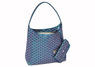 Pre-owned Goyard Boheme Hobo Bag In Pearly Blue