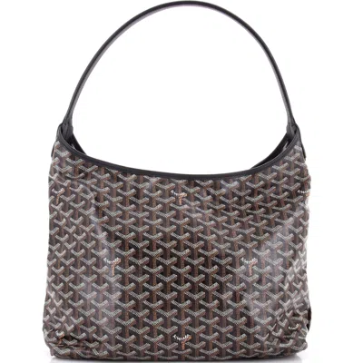 Goyard Boheme Hobo Coated Canvas In Black