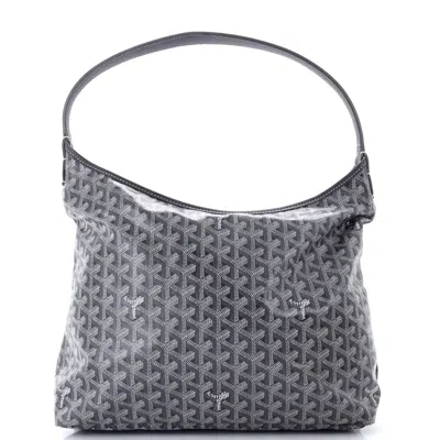 Goyard Boheme Hobo Coated Canvas In Gray