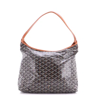 Pre-owned Goyard Boheme Hobo Coated Canvas In Multi