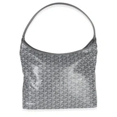 Pre-owned Goyard Boheme Hobo In Gray