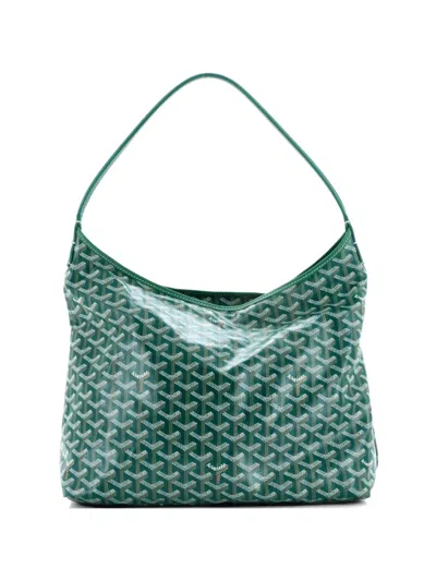 Pre-owned Goyard Boheme Printed Coated Canvas Hobo Bag