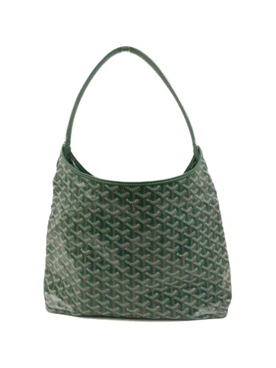 Pre-owned Goyard Boheme Tote Bag In Green