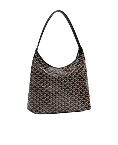Pre-owned Goyard Bohème Hobo Handbag In Black