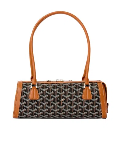 Goyard Bonbonniere Bag In Brown
