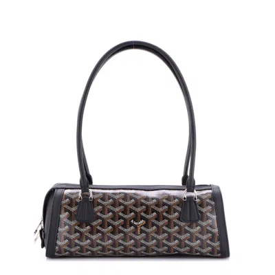 Goyard Bonbonniere Bag Coated Canvas In Brown