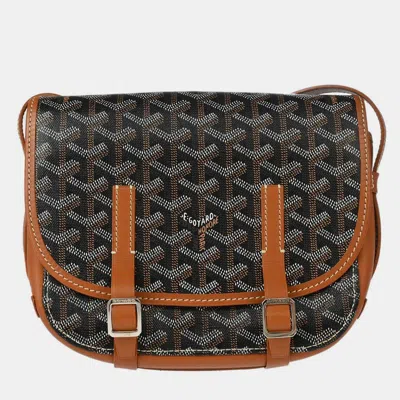 Pre-owned Goyard Brown Belvedere Pm Shoulder Bag
