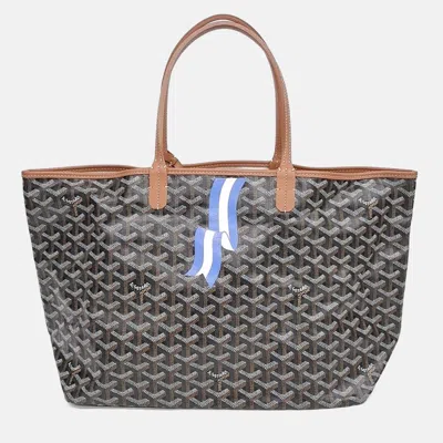 Pre-owned Goyard Brown Canvas Macage Saint Louis Pm