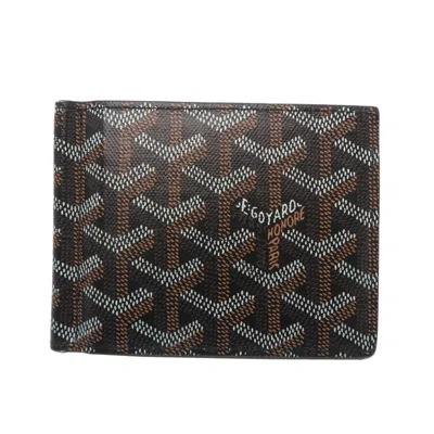 Pre-owned Goyard Canvas Card Case () In Black