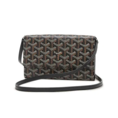 Pre-owned Goyard Canvas Leather Shoulder Bag ()