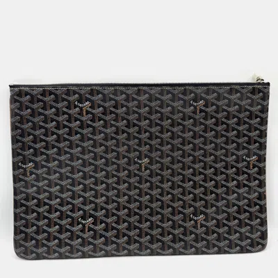 Pre-owned Goyard Pouch Monogram In Brown