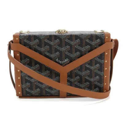 Pre-owned Goyard Canvas Shoulder Bag () In Black