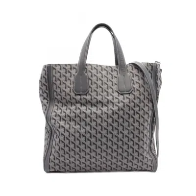 Pre-owned Goyard Canvas Tote Bag () In Grey