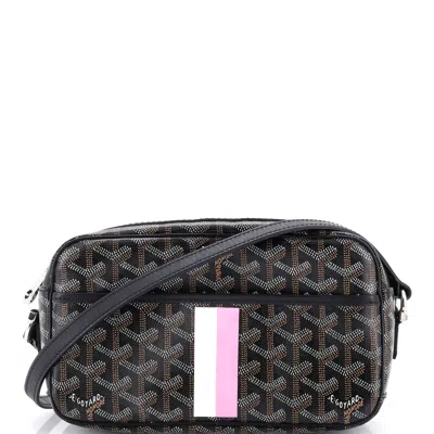 Goyard Cap Vert Bag Printed Coated Canvas In Black