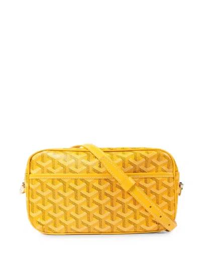 Pre-owned Goyard Cap Vert Shoulder Bag In Yellow