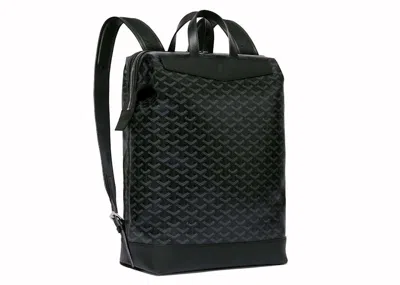 Pre-owned Goyard Cisalpin Backpack In Jet Black